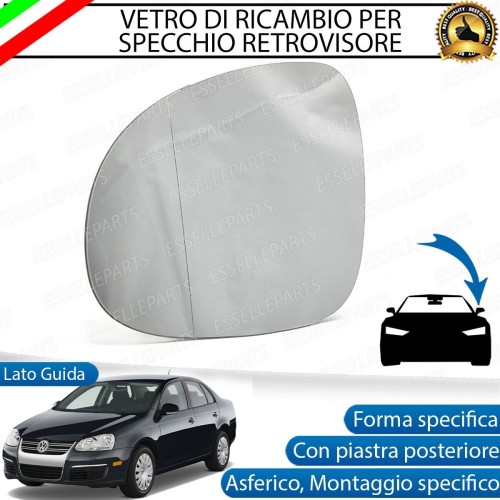 Specchietto LATO GUIDATORE Retrovisore Laterale di Ricambio per VW Jetta MK5