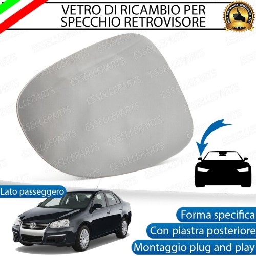 Specchietto LATO PASSEGGERO Retrovisore Laterale di Ricambio per VW Jetta MK5