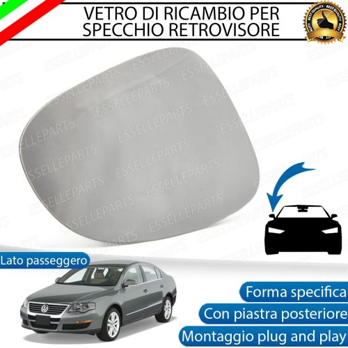 Specchietto LATO PASSEGGERO Retrovisore Laterale di Ricambio per VW Passat B6