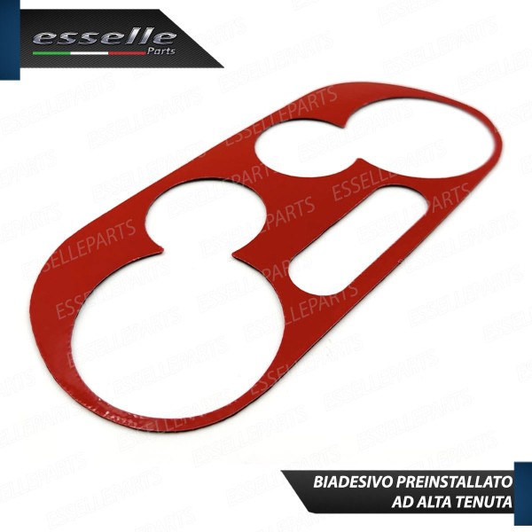 - CLIMATIZZATORE AUTOMATICO - COVER IN CARBON LOOK LUCIDO ADESIVO PER FIAT 500