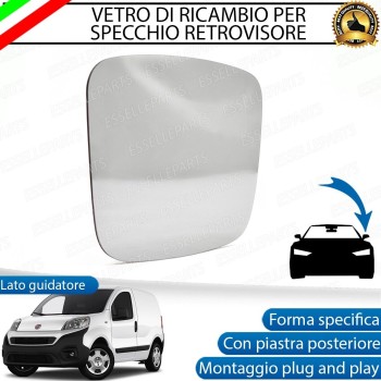 Specchietto Lato Guidatore Retrovisore Laterale Di Ricambio Per FIAT FIORINO
