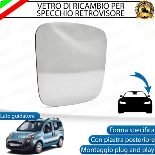 Specchietto Retrovisore Lato Guidatore Laterale Di Ricambio Per CITROEN NEMO