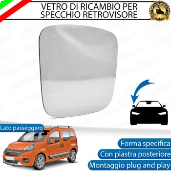 Specchietto Retrovisore Lato Passeggero Laterale Di Ricambio Per FIAT QUBO