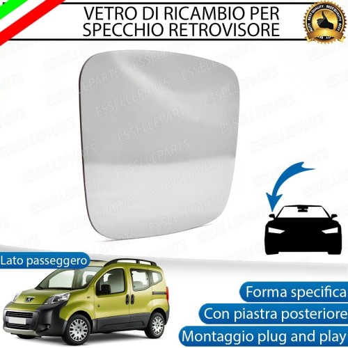 Specchietto Lato Passeggero Retrovisore Laterale Di Ricambio Per PEUGEOT BIPPER