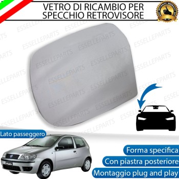 Specchietto Retrovisore LATO PASSEGGERO Laterale di Ricambio per Fiat PUNTO MK3 CLASSIC DAL 2007