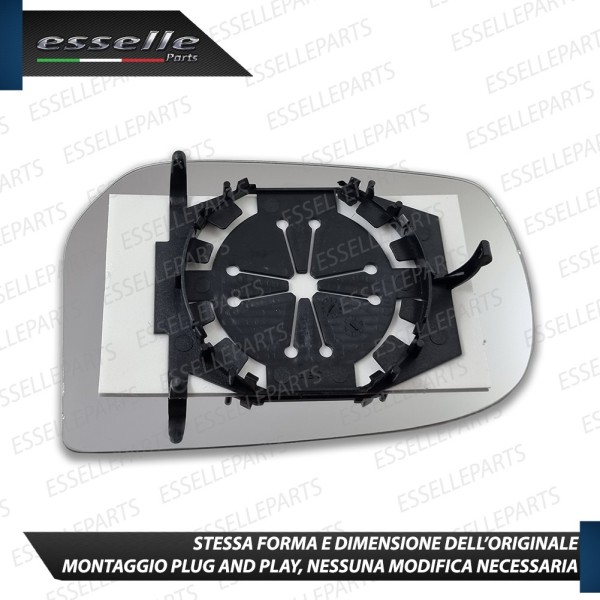 Specchietto Retrovisore LATO PASSEGGERO Laterale di Ricambio per Fiat PUNTO MK3 CLASSIC DAL 2007