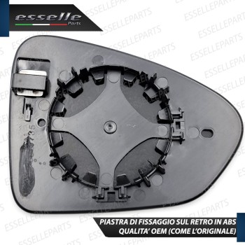 Specchietto LATO PASSEGGERO Retrovisore Termico Laterale di Ricambio per FIAT TIPO