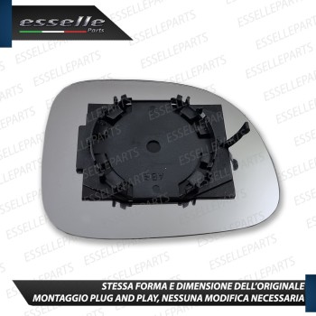 Per Modelli Dal 2009 Specchietto Lato Passeggero Retrovisore Laterale Di Ricambio Per Fiat Panda Ii