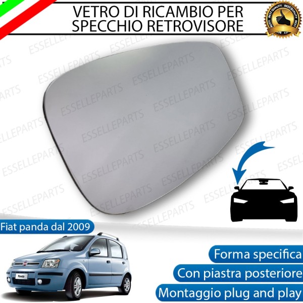 Specchietto Lato Passeggero Retrovisore Laterale di Ricambio per Fiat Panda MK2 DAL 2009