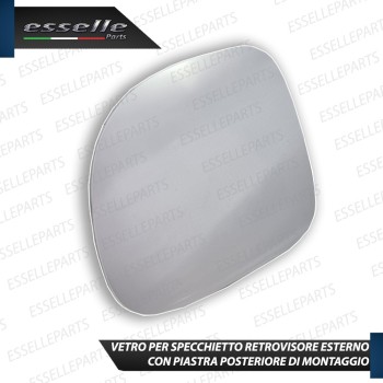 Specchietto Lato Passeggero Retrovisore Laterale di Ricambio per Fiat Panda MK2 DAL 2009