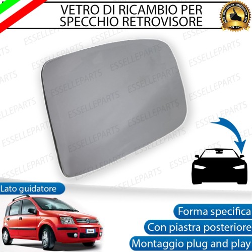 Specchietto Lato Guidatore Retrovisore Laterale Di Ricambio Per Fiat Panda MK2 Fino Al 2009