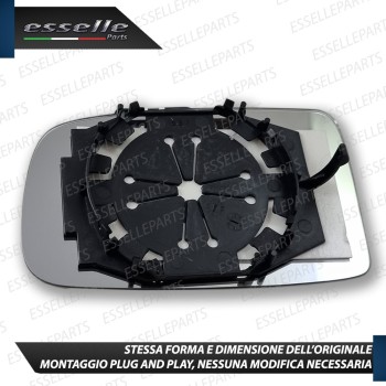 Specchietto Lato Guidatore Retrovisore Laterale di Ricambio per Fiat Panda MK2 FINO AL 2009