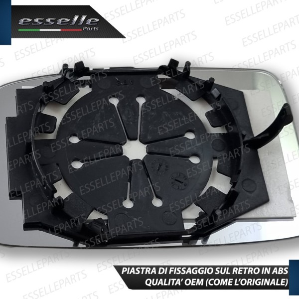 Specchietto Lato Passeggero Retrovisore Laterale di Ricambio per Fiat Panda MK2 FINO AL 2009