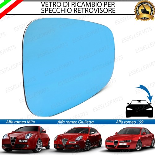 Specchietto LATO GUIDATORE Retrovisore Termico Laterale Di Ricambio Per Alfa Romeo Giulietta