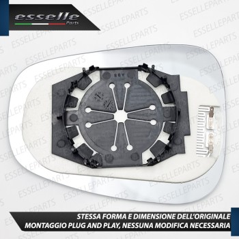 Specchietto LATO GUIDATORE Retrovisore Termico Laterale Di Ricambio Per Alfa Romeo Giulietta