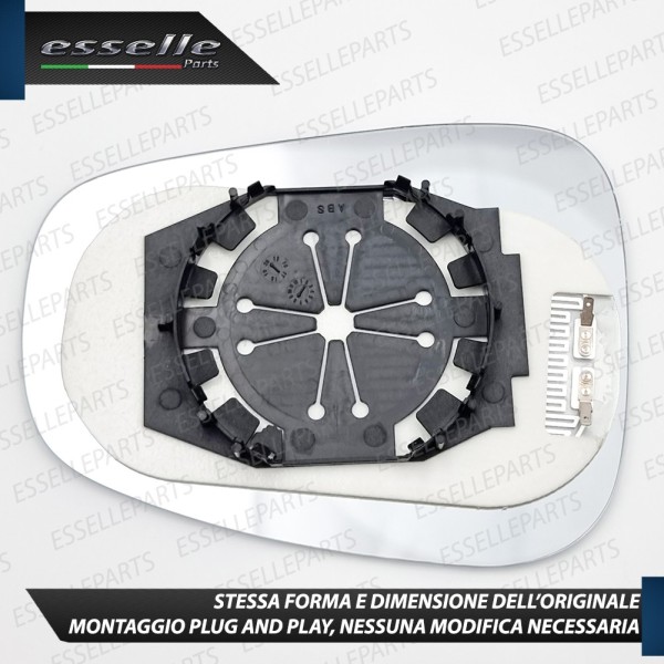 Specchietto LATO GUIDATORE Retrovisore Termico Laterale di Ricambio per ALFA ROMEO MITO