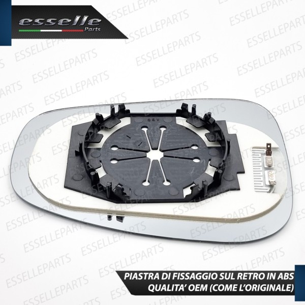 Specchietto LATO GUIDATORE Retrovisore Termico Laterale di Ricambio per ALFA ROMEO MITO