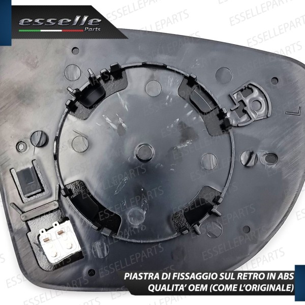 Specchietto Lato Guidatore Retrovisore Termico Laterale Di Ricambio Per Renault Clio 4