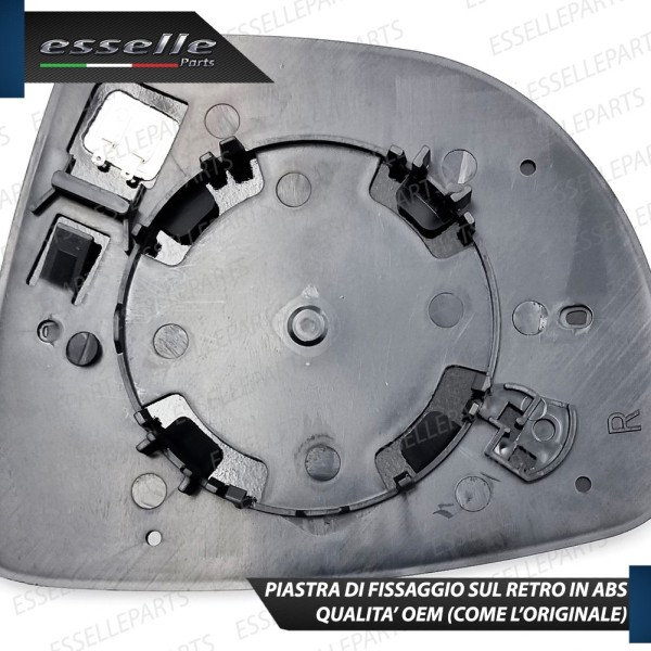 Specchietto Lato Passeggero Retrovisore Termico Laterale di Ricambio per RENAULT CLIO 4