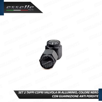 Set 2 Tappi Copri Valvola Coprivalvola Tappini In Alluminio Con Guarnizione Set 2 Tappi Copri Valvola Coprivalvola Tappini In Alluminio Con Guarnizione
