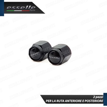 Set 2 Tappi Copri Valvola Coprivalvola Tappini In Alluminio Con Guarnizione Set 2 Tappi Copri Valvola Coprivalvola Tappini In Alluminio Con Guarnizione