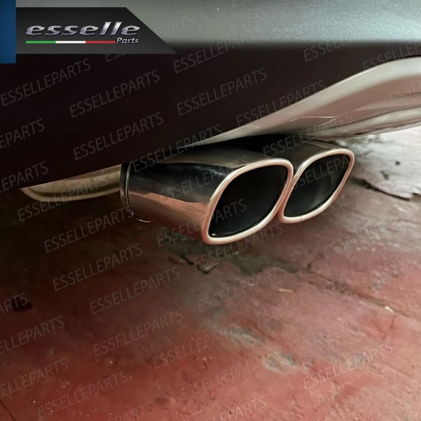 Terminale Di Scarico Marmitta Finalino Cromato Inox MG ZS Restyling