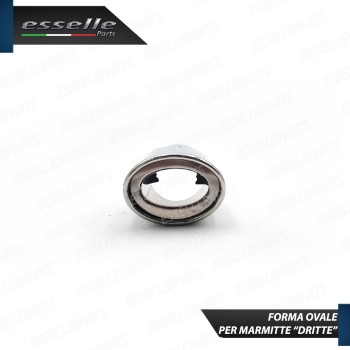 Terminale Di Scarico marmitta Finalino Cromato Per Honda Civic 6G Inox Ovale Terminale Di Scarico marmitta Finalino Cromato Per Honda Civic 6G Inox Ovale