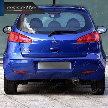 Terminale Di Scarico marmitta Finalino Cromato Per Mitsubishi Colt MK6 Inox Ovale Terminale Di Scarico marmitta Finalino Cromato Per Mitsubishi Colt MK6 Inox Ovale