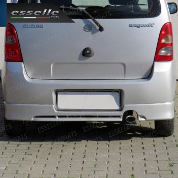 Terminale Di Scarico marmitta Finalino Cromato Per Suzuki Wagon R+ Inox Ovale