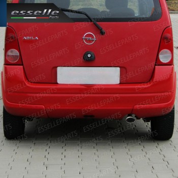 Terminale Di Scarico marmitta Finalino Cromato Per Opel Agila A Inox Ovale Terminale Di Scarico marmitta Finalino Cromato Per Opel Agila A Inox Ovale