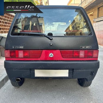 Terminale Di Scarico marmitta Finalino Cromato Per Lancia Y10 Inox Ovale