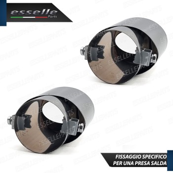 Coppia Terminali Di Scarico marmitta Finalino Cromato Per Chevrolet Captiva Restyling Ovale Coppia Terminali Di Scarico marmitta Finalino Cromato Per Chevrolet Captiva Restyling Ovale