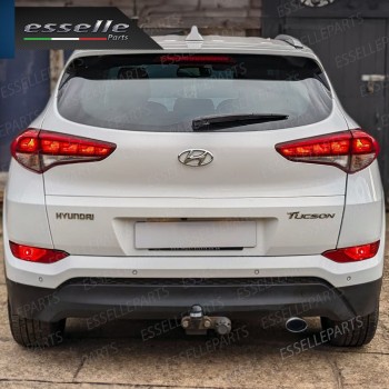 Terminale Di Scarico marmitta Finalino Cromato Per Hyundai Tucson MK3 Pre-Restyling Inox Ovale Terminale Di Scarico marmitta Finalino Cromato Per Hyundai Tucson MK3 Pre-Restyling Inox Ovale