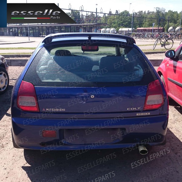 Terminale Di Scarico marmitta Finalino Cromato Per Mitsubishi Colt MK5 Inox Ovale
