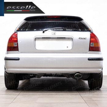 Terminale Di Scarico marmitta Finalino Cromato Per Honda Civic 6G Inox Ovale Terminale Di Scarico marmitta Finalino Cromato Per Honda Civic 6G Inox Ovale