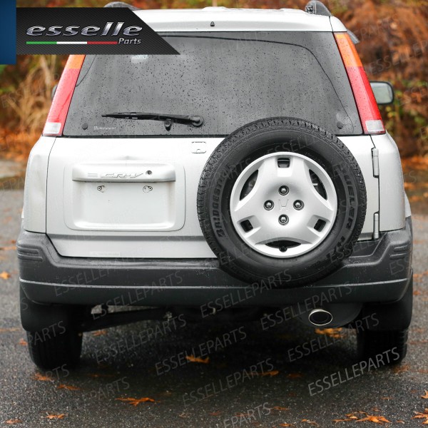 Terminale Di Scarico marmitta Finalino Cromato Per Honda CR-V MK1 Inox Ovale