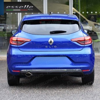 Terminale Di Scarico marmitta Finalino Cromato Per Renault Clio 5 Inox Ovale