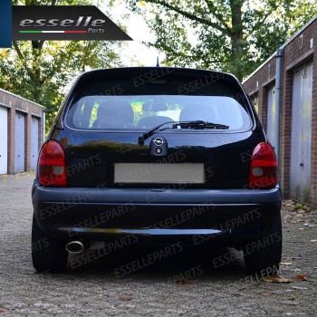 Terminale Di Scarico marmitta Finalino Cromato Per Opel Corsa B Inox Ovale Terminale Di Scarico marmitta Finalino Cromato Per Opel Corsa B Inox Ovale