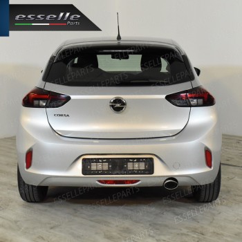 Terminale Di Scarico marmitta Finalino Cromato Per Opel Corsa F Inox Ovale Terminale Di Scarico marmitta Finalino Cromato Per Opel Corsa F Inox Ovale