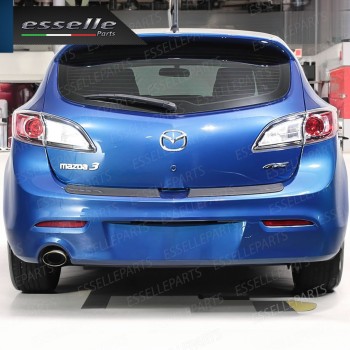 Terminale Di Scarico marmitta Finalino Cromato Per Mazda 3 MK2 Inox Ovale