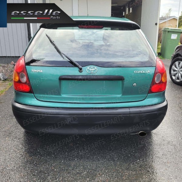 Terminale Di Scarico marmitta Finalino Cromato Per Toyota Corolla E110 Inox Ovale