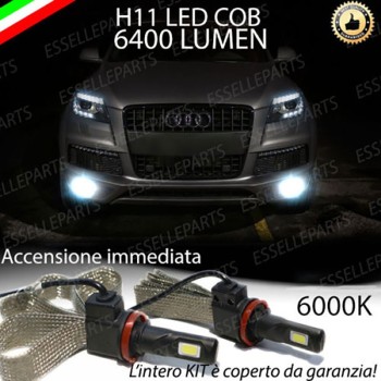 Kit Full LED Fendinebbia H11 6400 Lumen 6000K bianco AUDI Q7 MK1