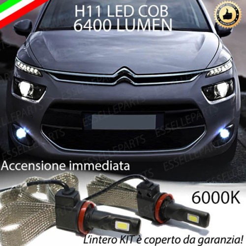 Kit Full LED Fendinebbia H11 6400 LUMEN CITROEN C4 PICASSO II