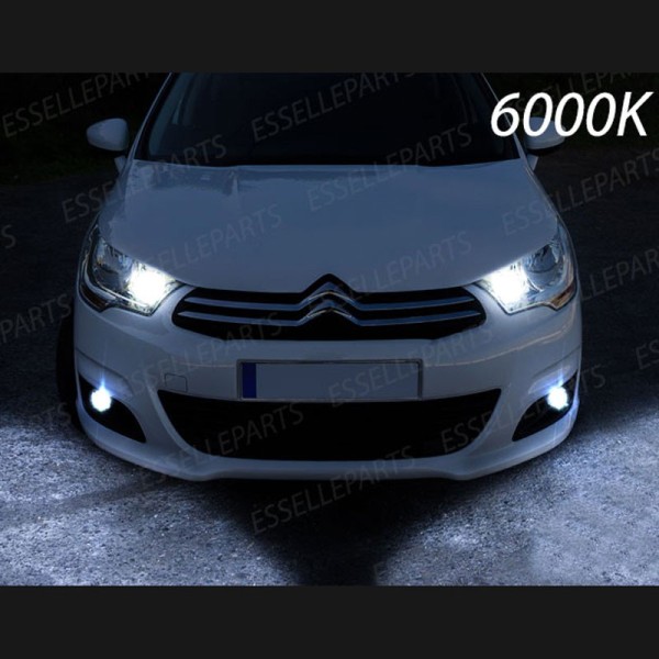 Kit Full LED Fendinebbia H11 6400 Lumen 6000K bianco CITROEN C4 MK2