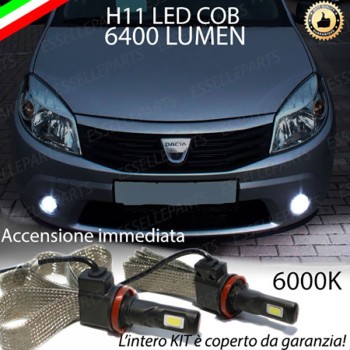 Kit Full LED Fendinebbia H11 6400 LUMEN DACIA SANDERO I