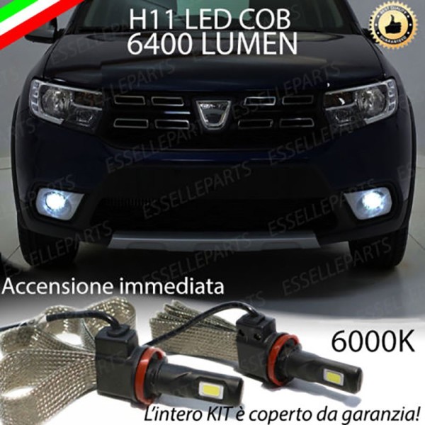 Kit Full LED Fendinebbia H11 6400 LUMEN DACIA SANDERO II