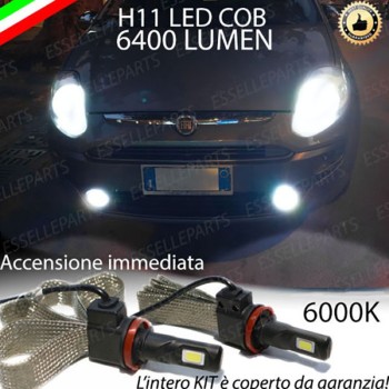 Kit Full LED Fendinebbia H11 6400 LUMEN PUNTO EVO ABARTH