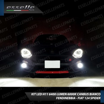 Kit Full LED Fendinebbia H11 6400 LUMEN 124 Spider Abarth Kit Full LED Fendinebbia H11 6400 LUMEN 124 Spider Abarth