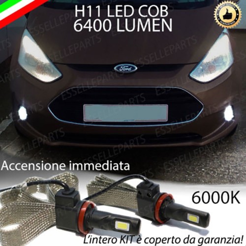 Kit Full LED Fendinebbia H11 6400 LUMEN FORD B-MAX