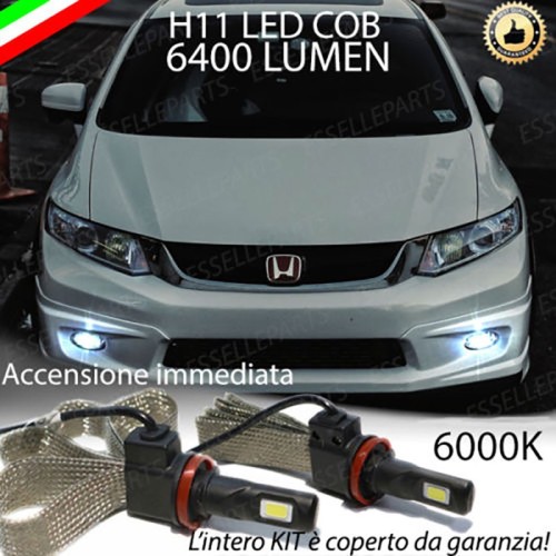 Kit Full LED Fendinebbia H11 6400 LUMEN HONDA CIVIC IX